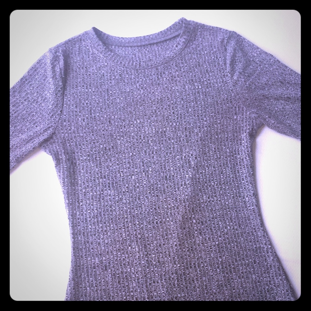 Crew neck body con dress